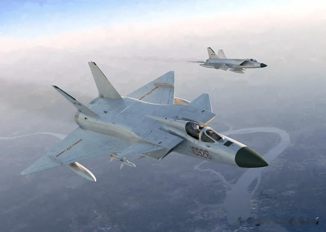 歼九挺可惜的，该型飞机采用了非全动鸭式布局，主翼采用略带双三角形的三角翼型设计。