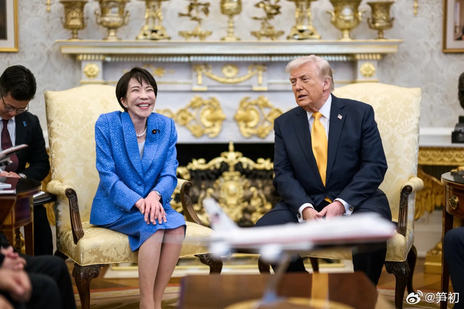 日本首相高市早苗在白宫-来自白宫御用摄影师。 