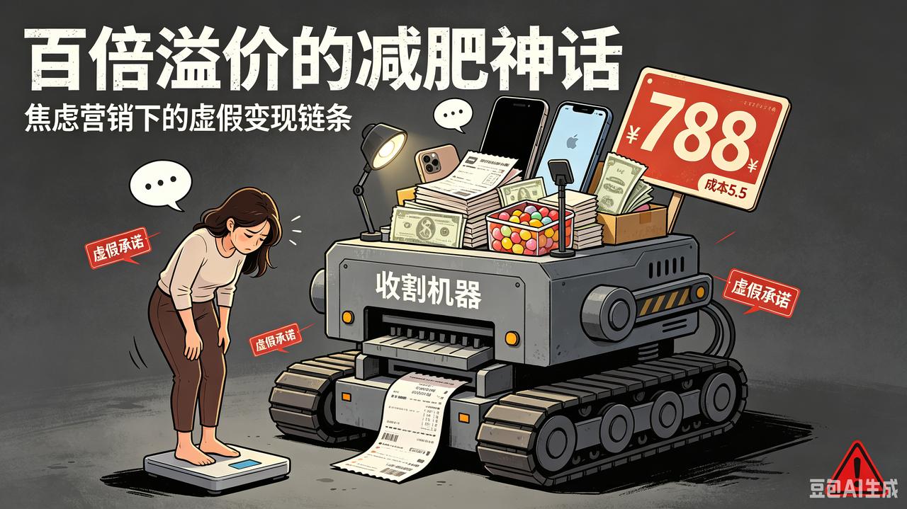 网红减肥骗局背后的群体困局
 
网红宝妈打造逆袭人设兜售天价减脂糖果被曝光，撕开