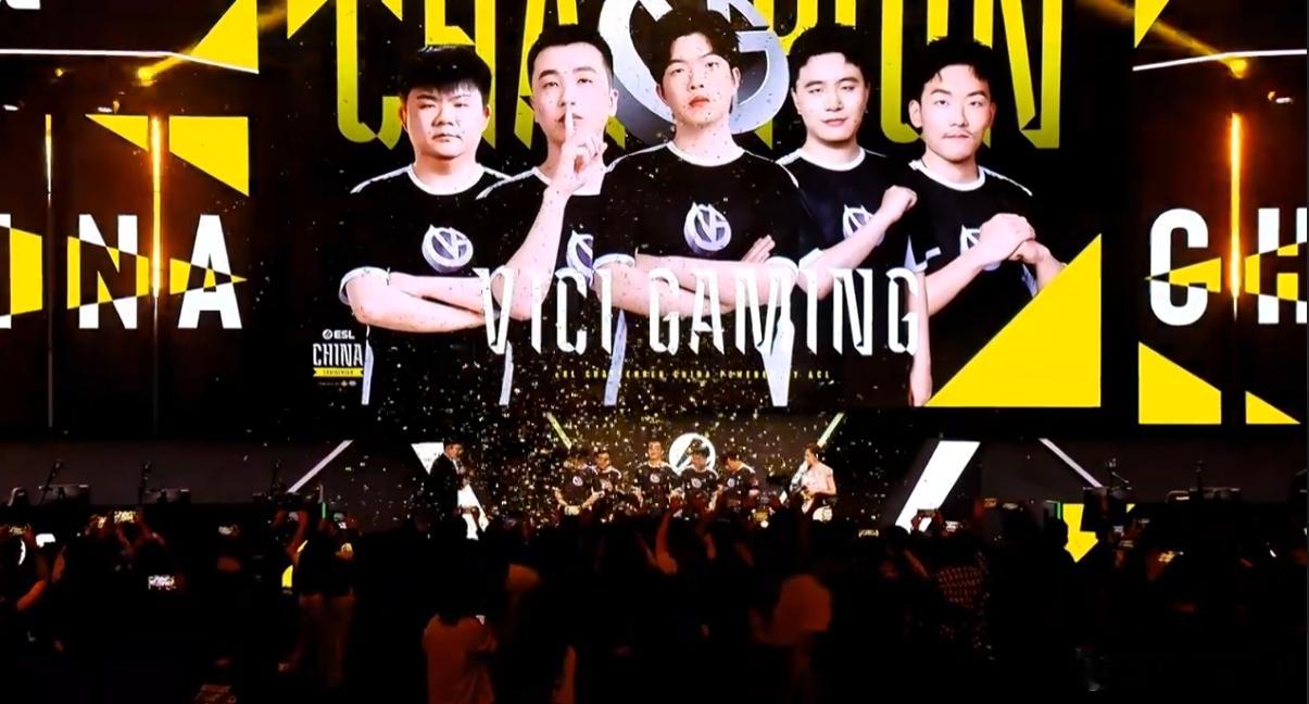 恭喜VG鏖战八局成功夺得冠军，获得电竞世界杯资格！dota2