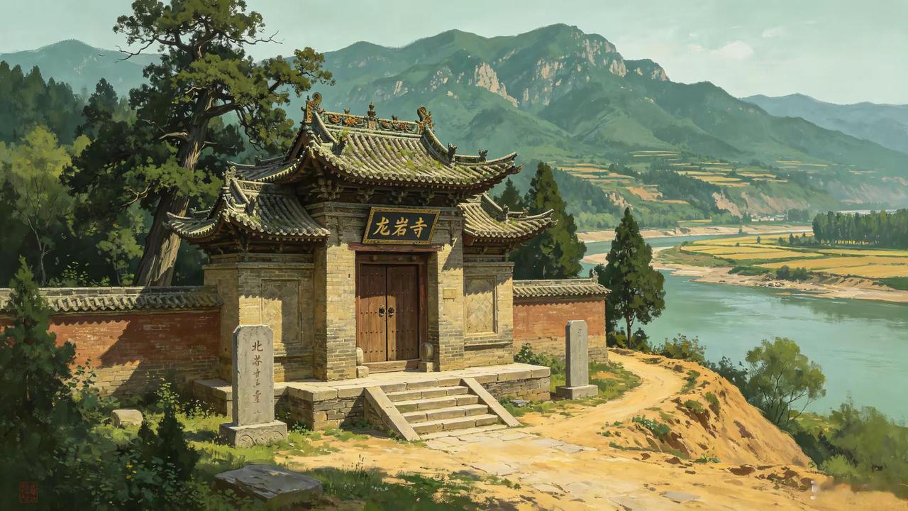 北苏村龙岩寺复原图