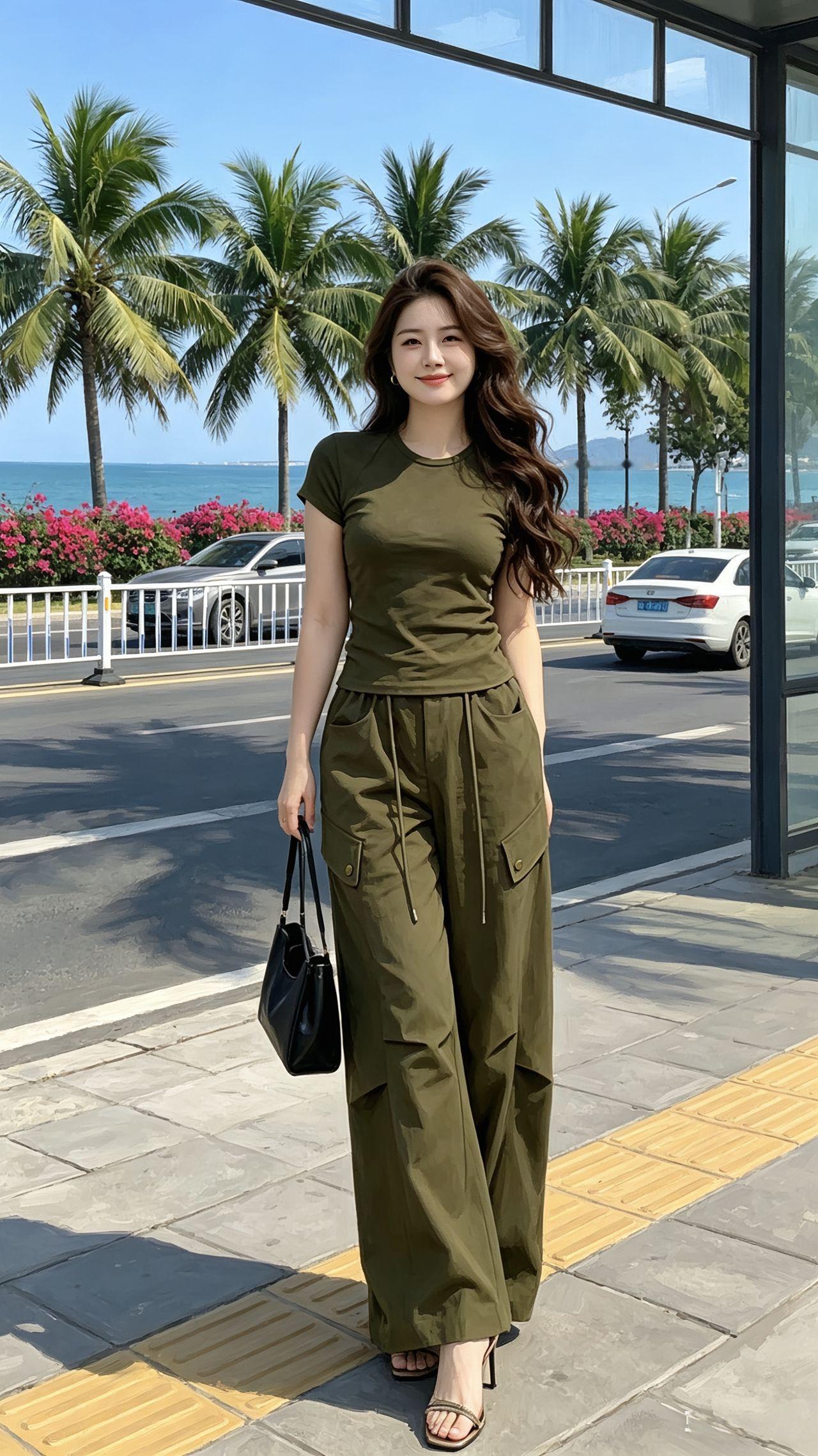 干净清新的日常穿搭