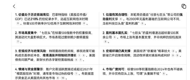 你看空美股吗？<br /><br />DS：当前市场确实处于一个高估值...