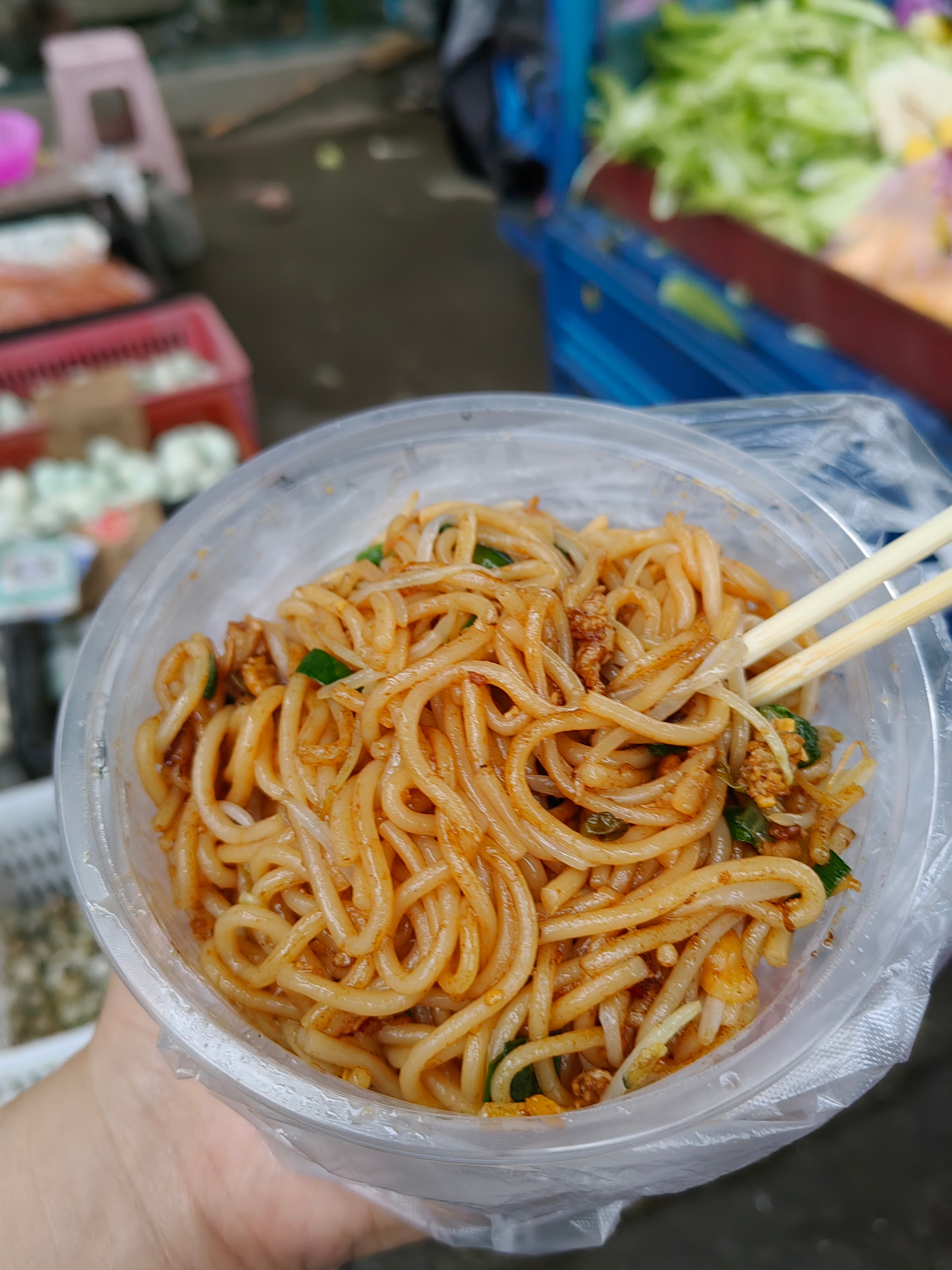早市来碗炒扎粉，有机会来宜春的一定要吃呀 