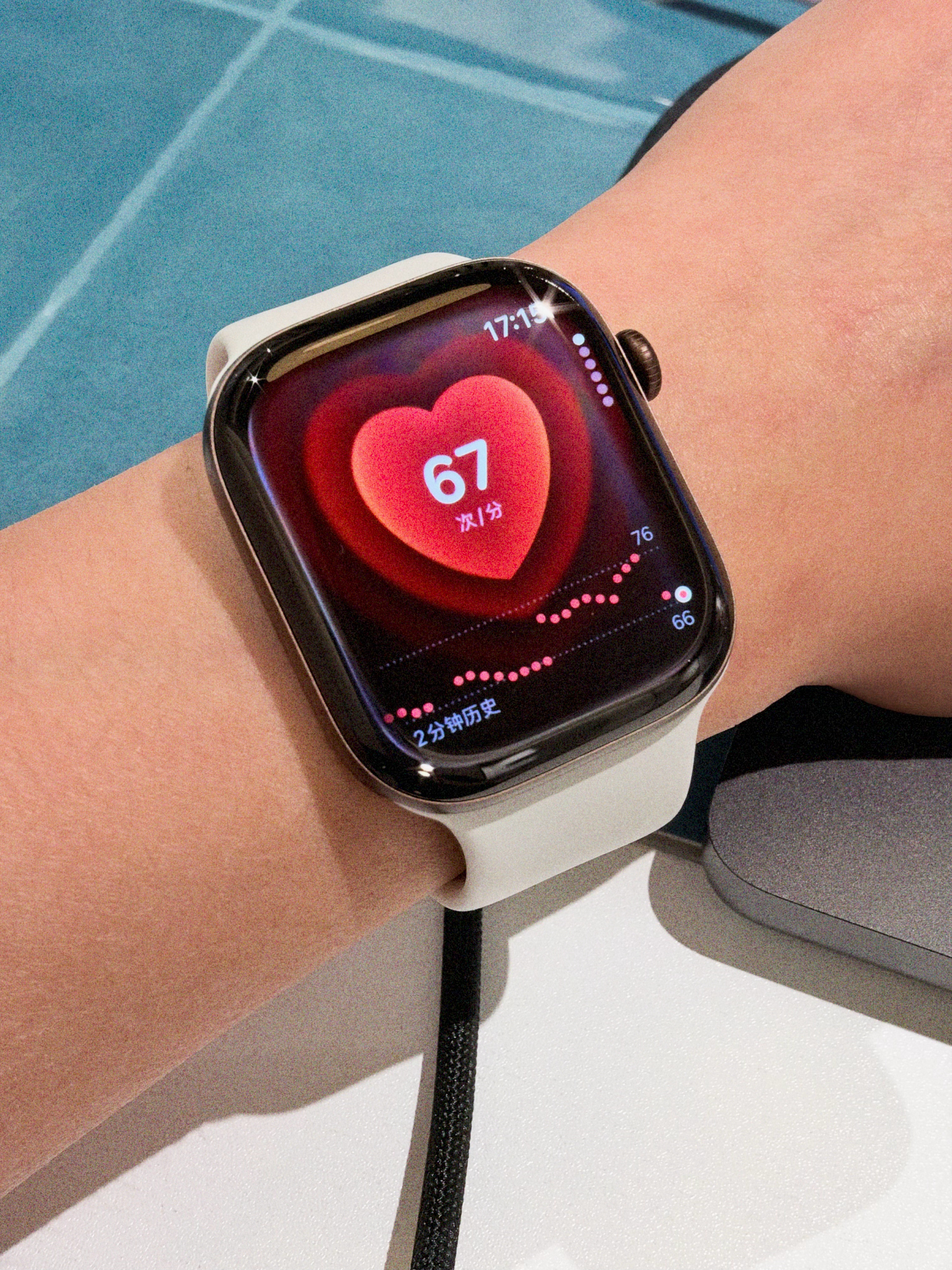 Apple Watch Series 12新的心率传感器太实用了，五秒一测。新机