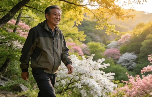 春绿踏青，风拂枝头，满目生机沁人心脾。漫步山野间，赏繁花盛景，享自然馈赠，不负春