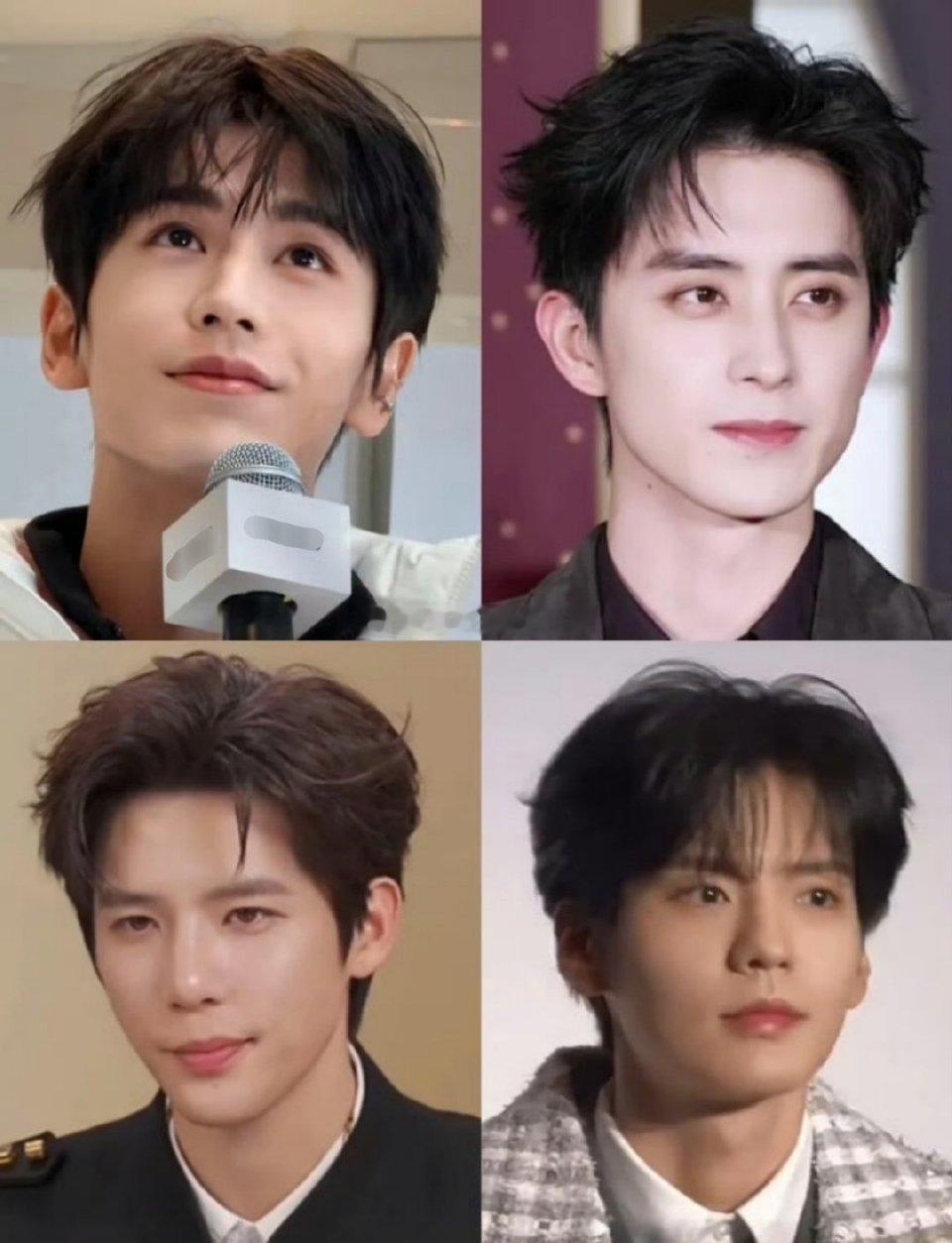 95🥜今日线下活动怼脸图：张凌赫、敖瑞鹏、王安宇、毕雯珺 