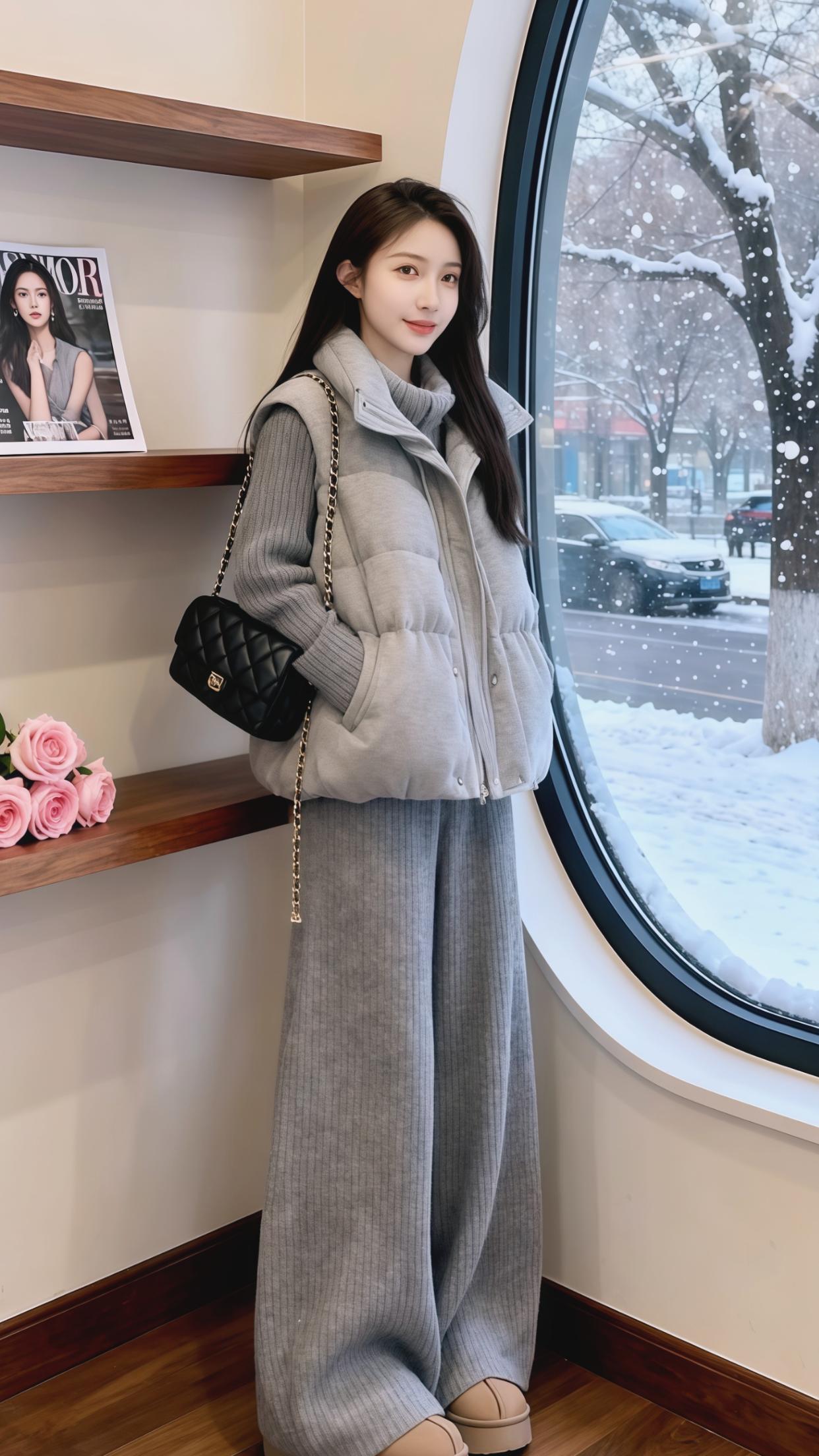 穿搭 减龄气质 保暖又好看 今天穿什么 三件套