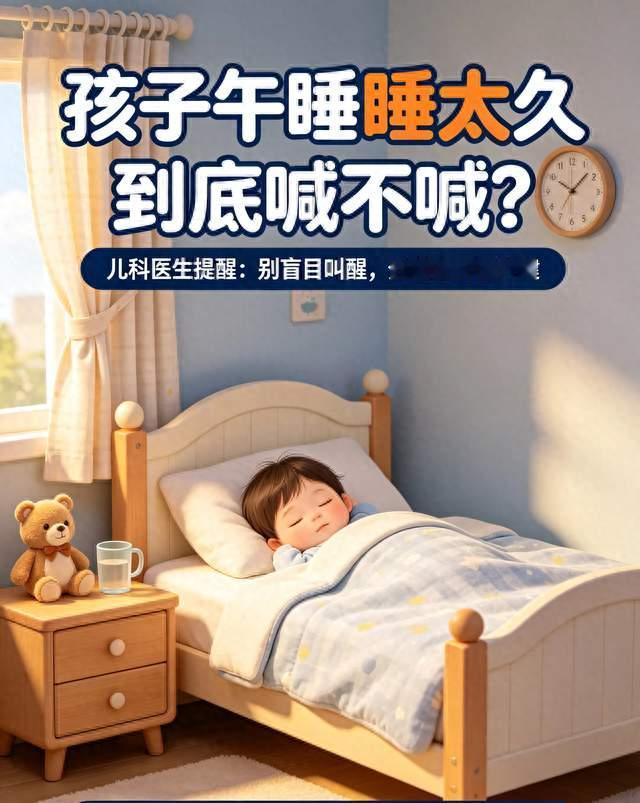 儿科医生提醒：孩子午睡睡太久，别盲目叫醒，分清情况很关键
