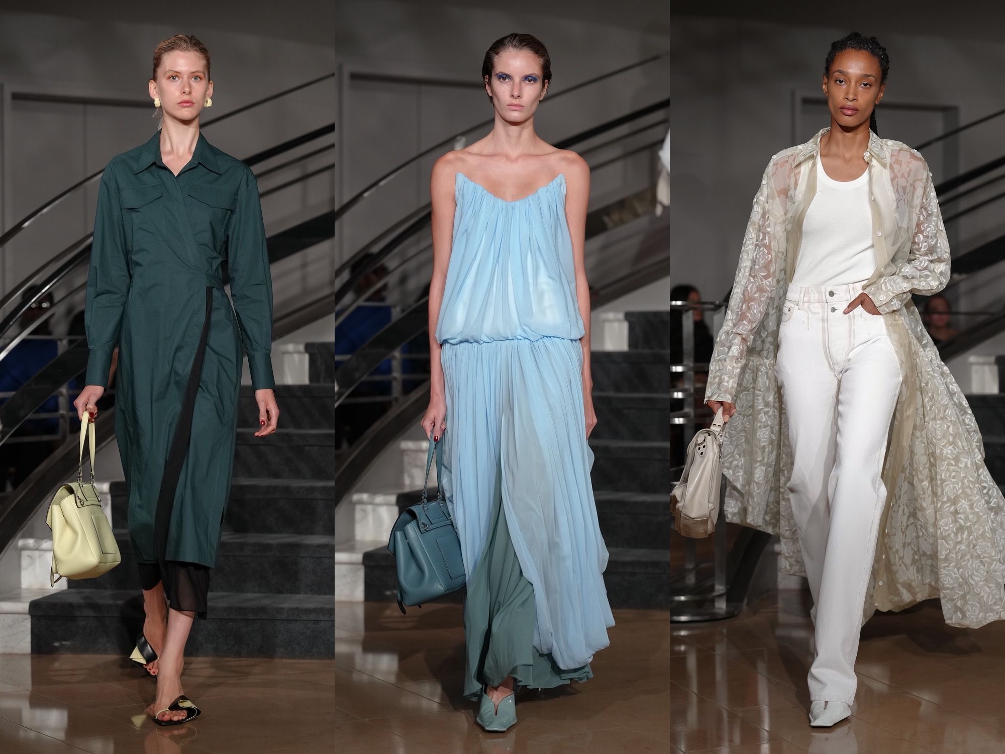 Proenza Schouler S/S 2027 纽约时装周 不管是剪裁还是色