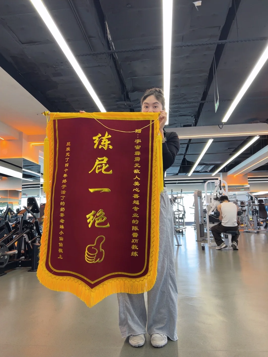 不正经的锦旗适合不正经的我