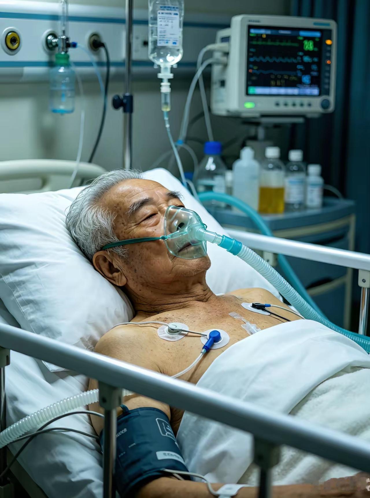 实话太扎心！高龄老人进ICU，大多是徒劳受罪

发现没，医院里头，那种七八十岁的