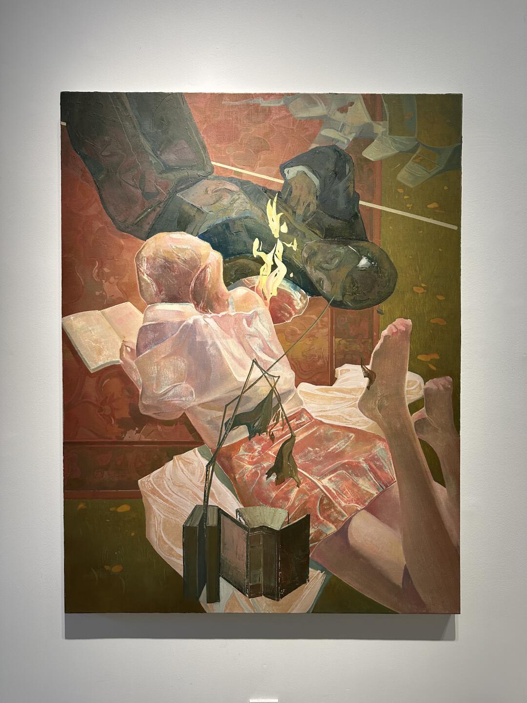 李百舸在Tong Gallery的第一次个展，相比去年央美研究生毕业作...