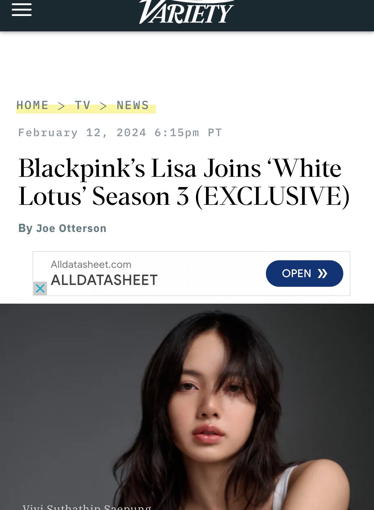 综艺独家消息，Lisa 加盟大热美剧白莲花度假村，白莲花度假村第三季来到泰国拍摄