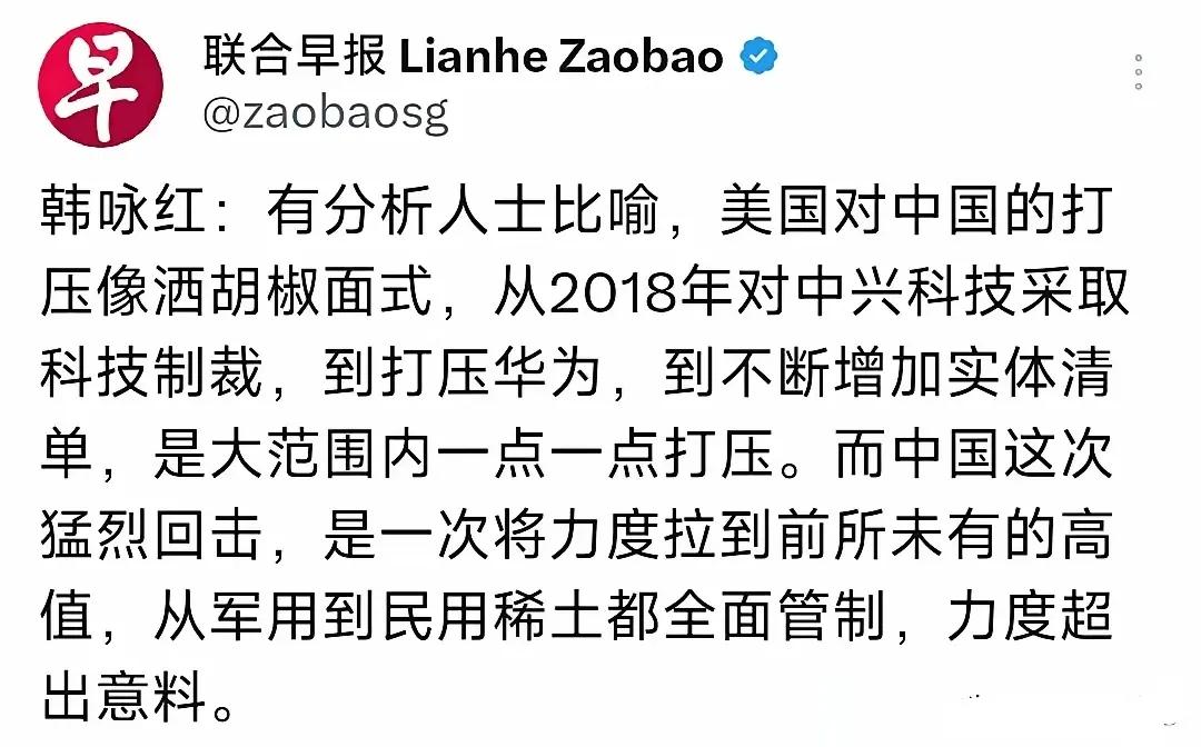 芯片封锁、增加关税、投资限制、船舶停靠费等手段，美国对华制裁操作就像撒胡椒面一般