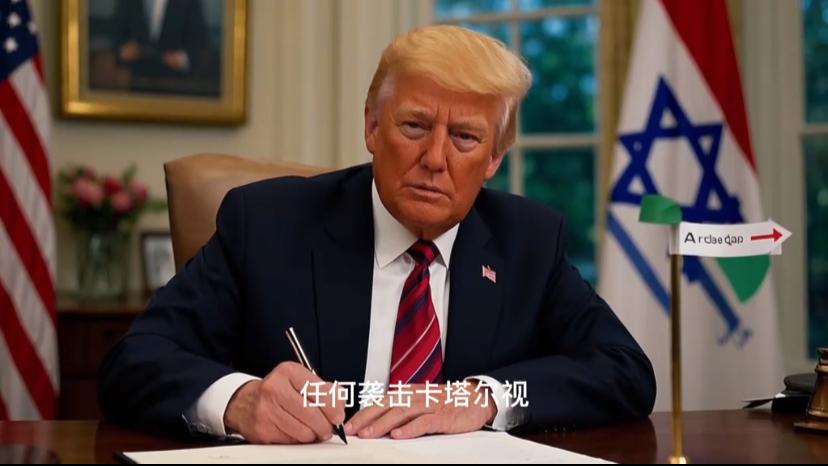 美国总统特朗普称，谁袭击卡塔尔，谁就是在威胁美国！

这话听着就不是真心，应该说