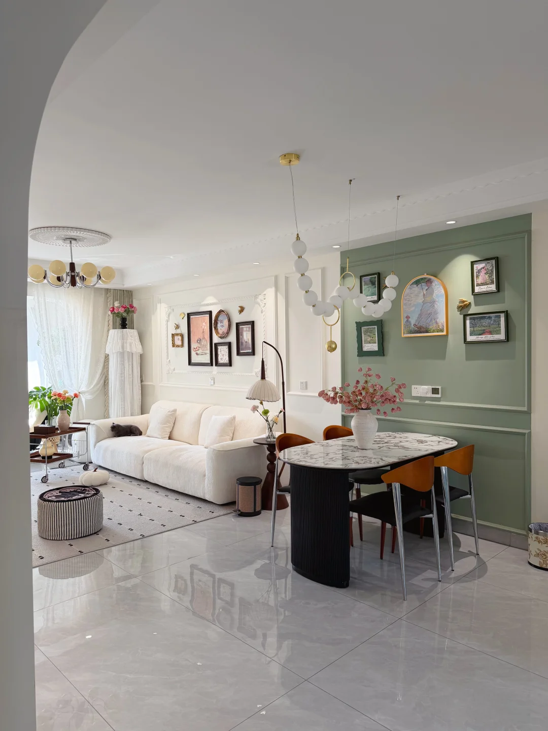 住了4年还在爱的家，轻法式真的永远看不腻