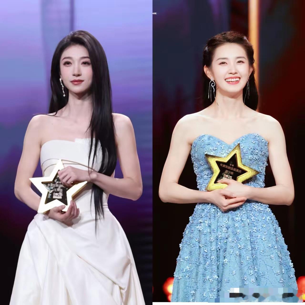 没事看了国剧盛典回放，我冷不丁问老公：你觉得郭宇欣和王格格谁更美？他不紧不慢的说