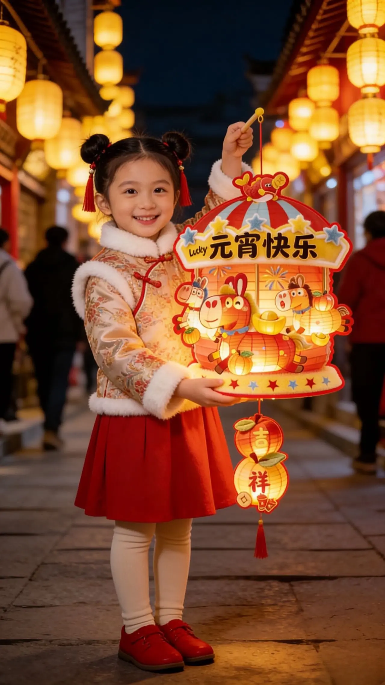 🏮马年元宵专属小马灯笼登场！柔暖灯光超有质感，萌娃手提瞬间化身元宵小...