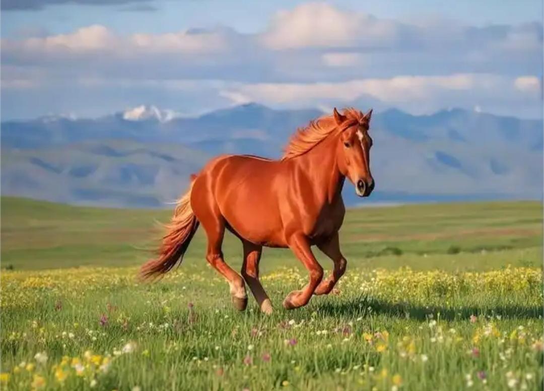 上联:牛耕千亩田
下联:马行万里路