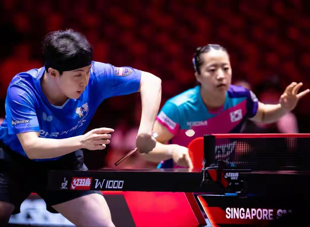 新加坡大满贯赛混双决赛，世界排名第一的林钟勋/申裕斌怎么突然掉链子了，0一3惨败