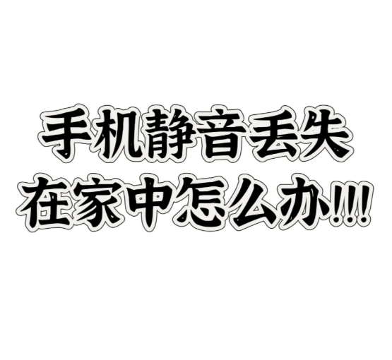 手机静音 ，在家里找不到，后来你们是靠什么方式找到的？ ​​​