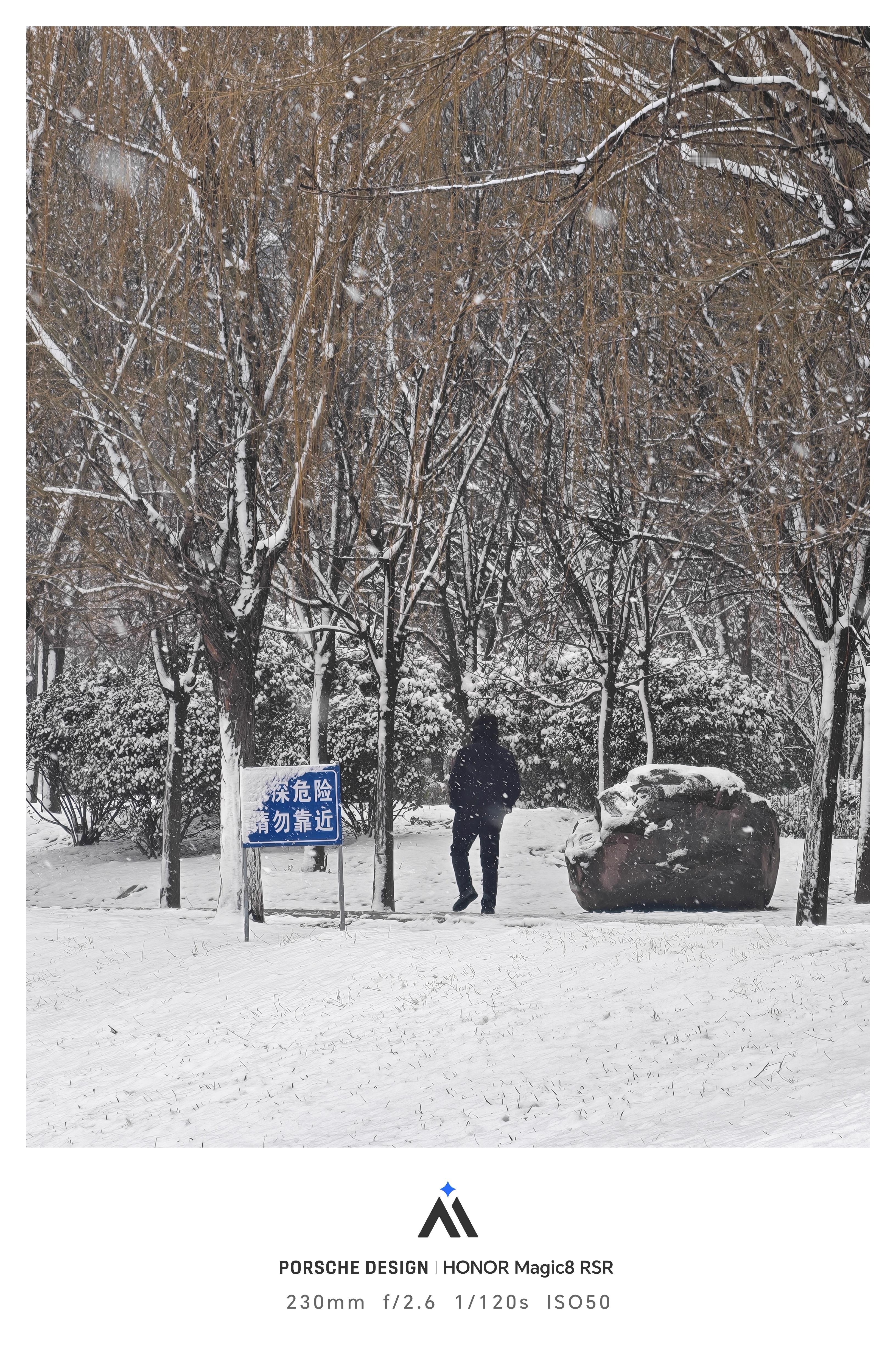 喜欢雪，更喜欢下雪时的那个意境。 