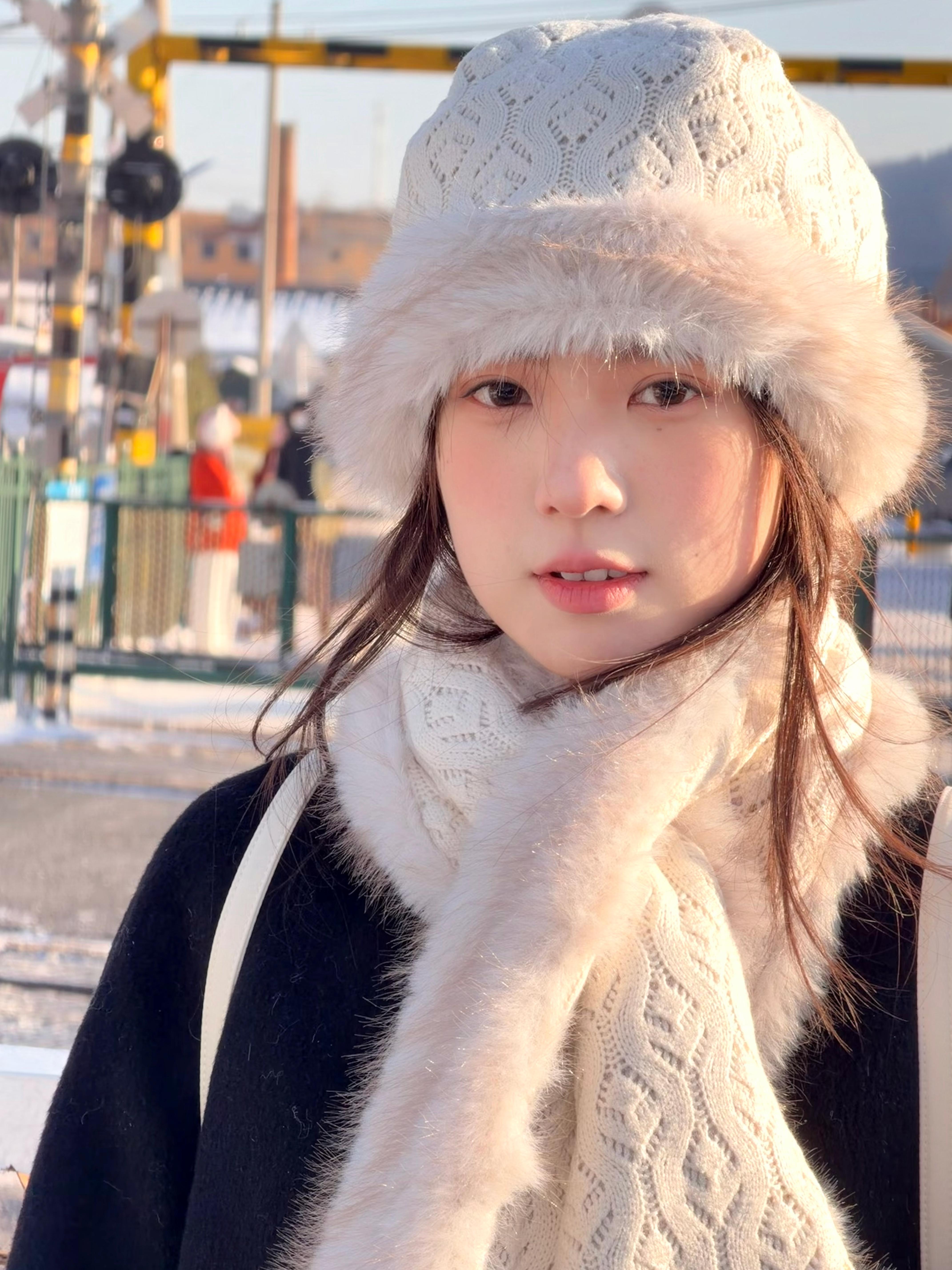 雪地 烟花 蓝调 