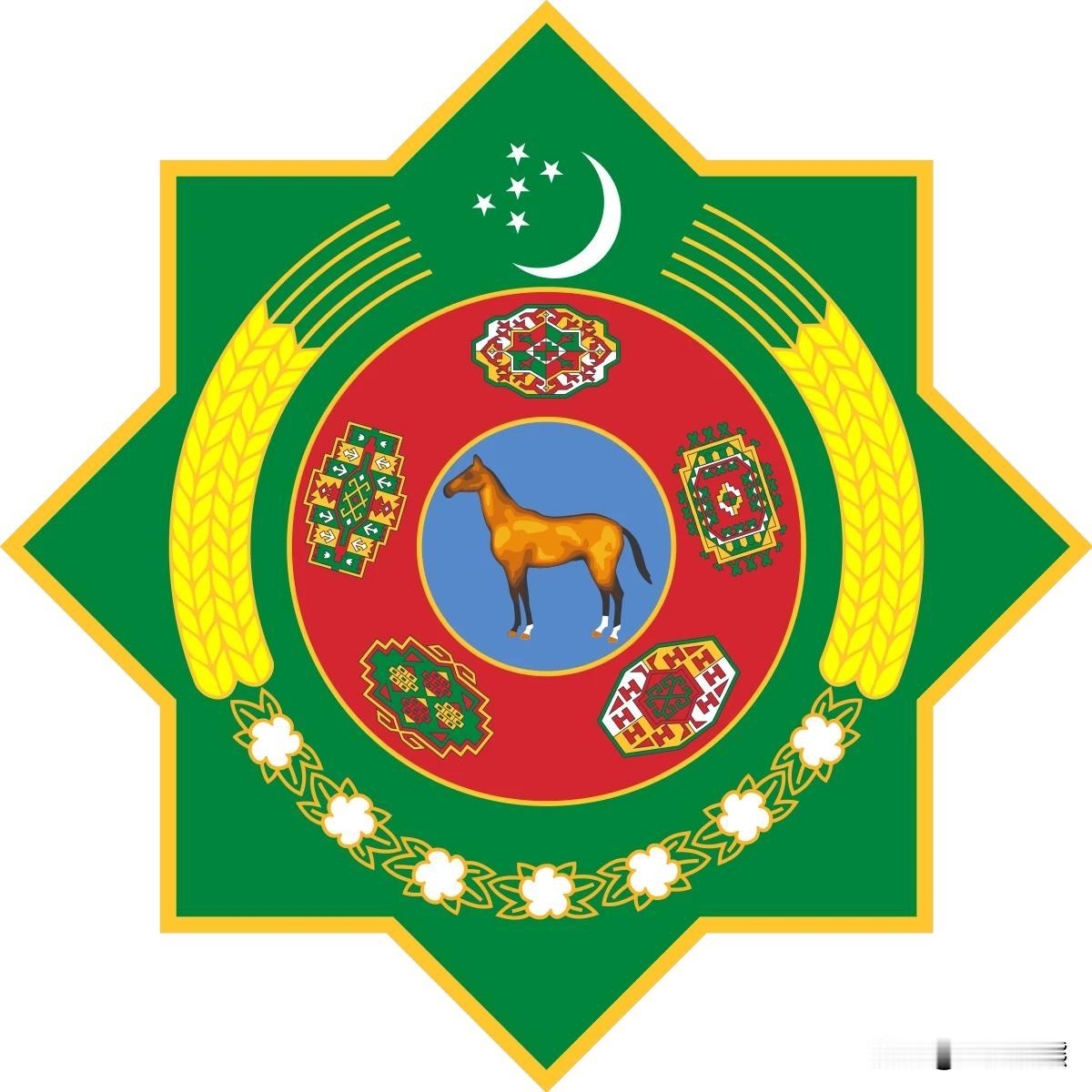 土库曼斯坦国徽