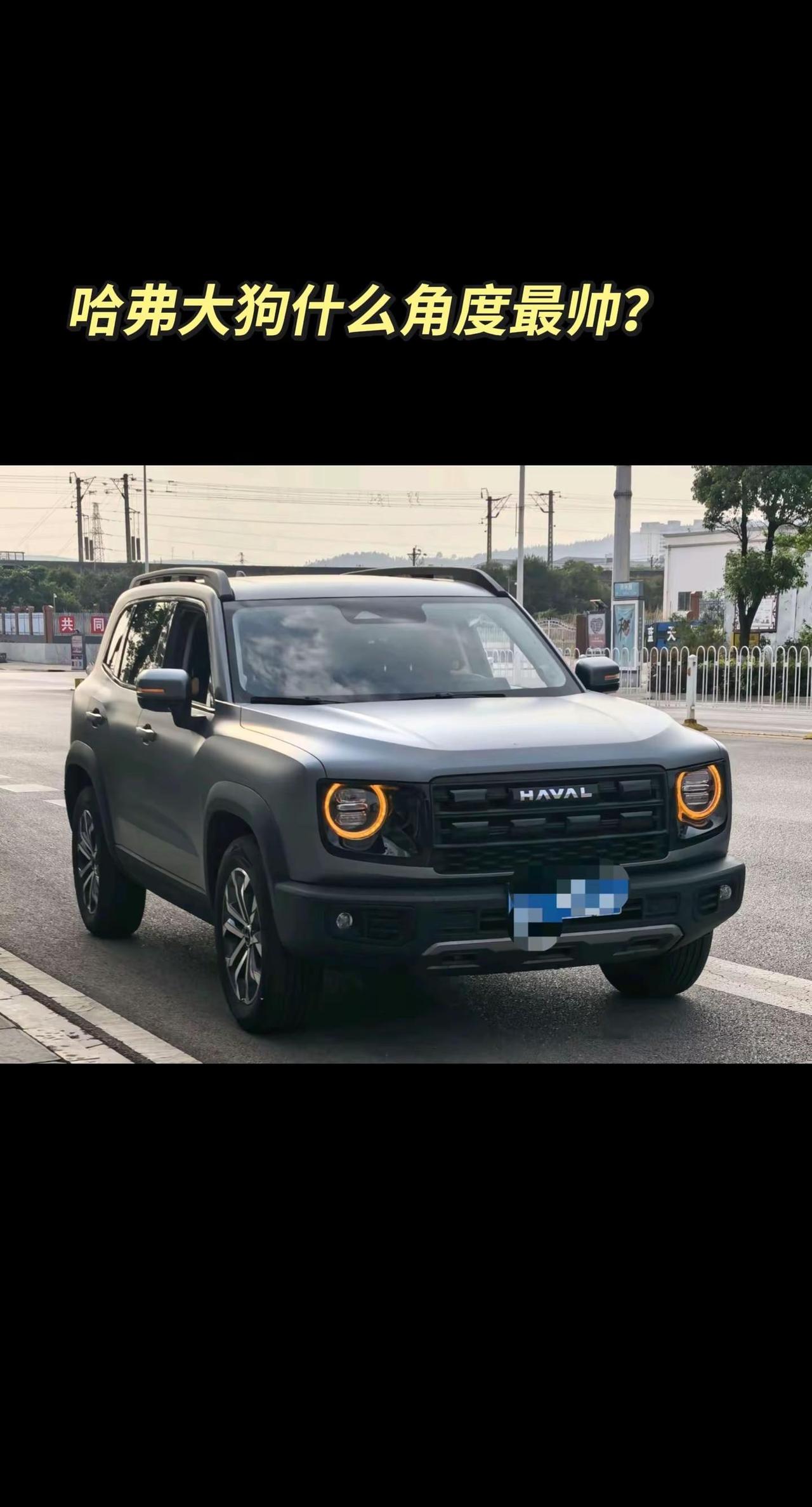 哈弗大狗什么角度最帅？汽车日常分享 哈弗大狗汽车 哈弗大狗 晒出你的最帅越野车