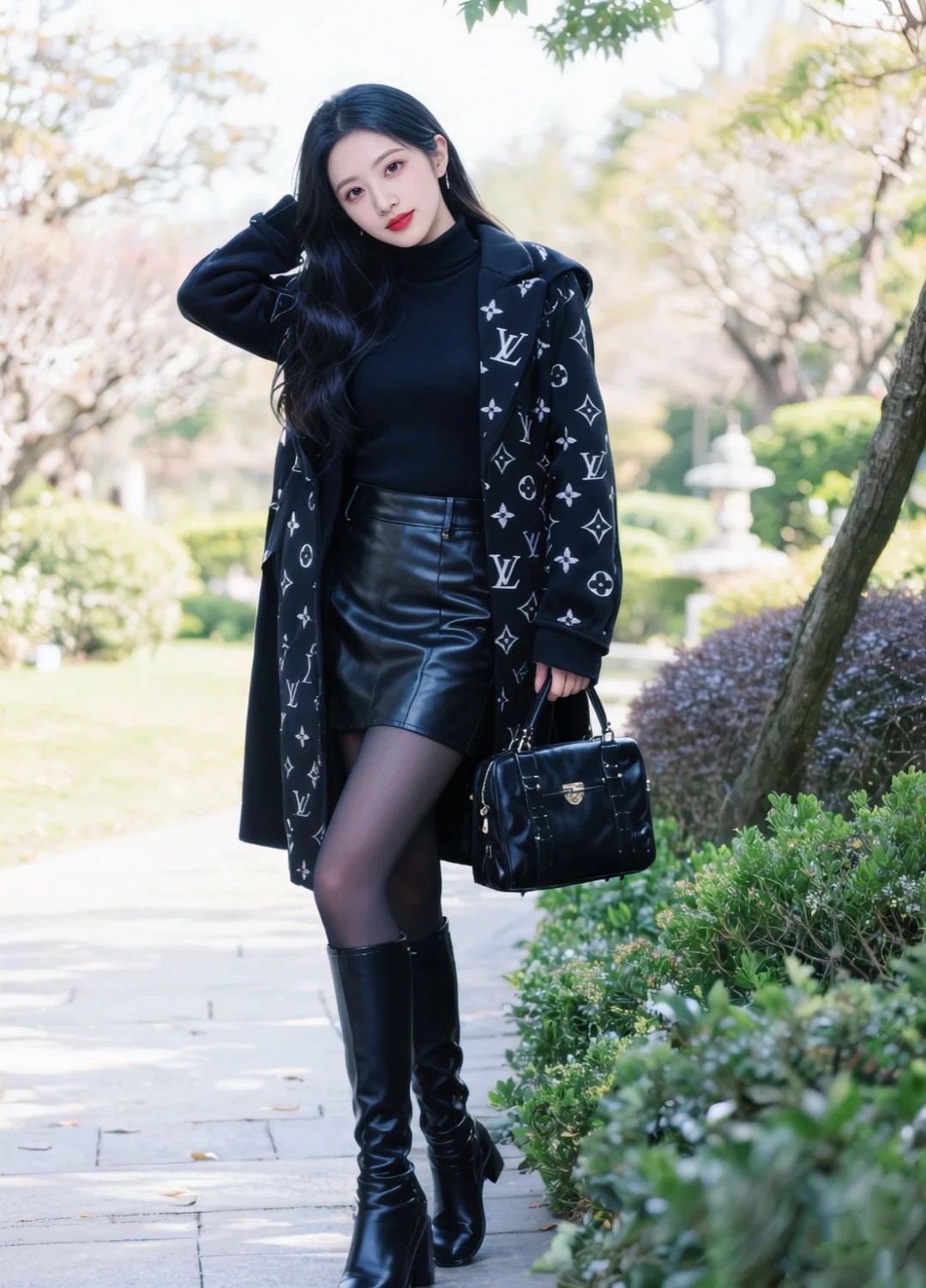 御姐 御姐风 黑丝 穿出大牌范儿 穿搭女神范 繁花穿搭如何玩转秋冬 我...