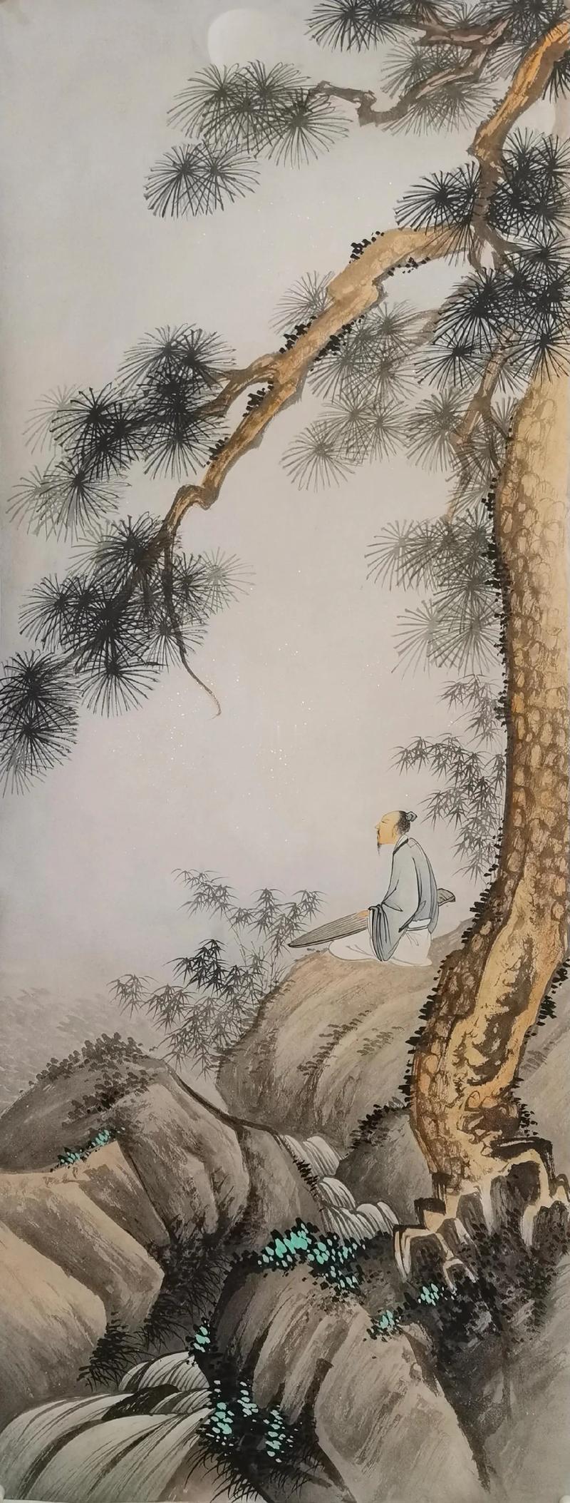 上联：壑谷听琴惊万籁
下联：[比心]

网络图片/诚谢侵删