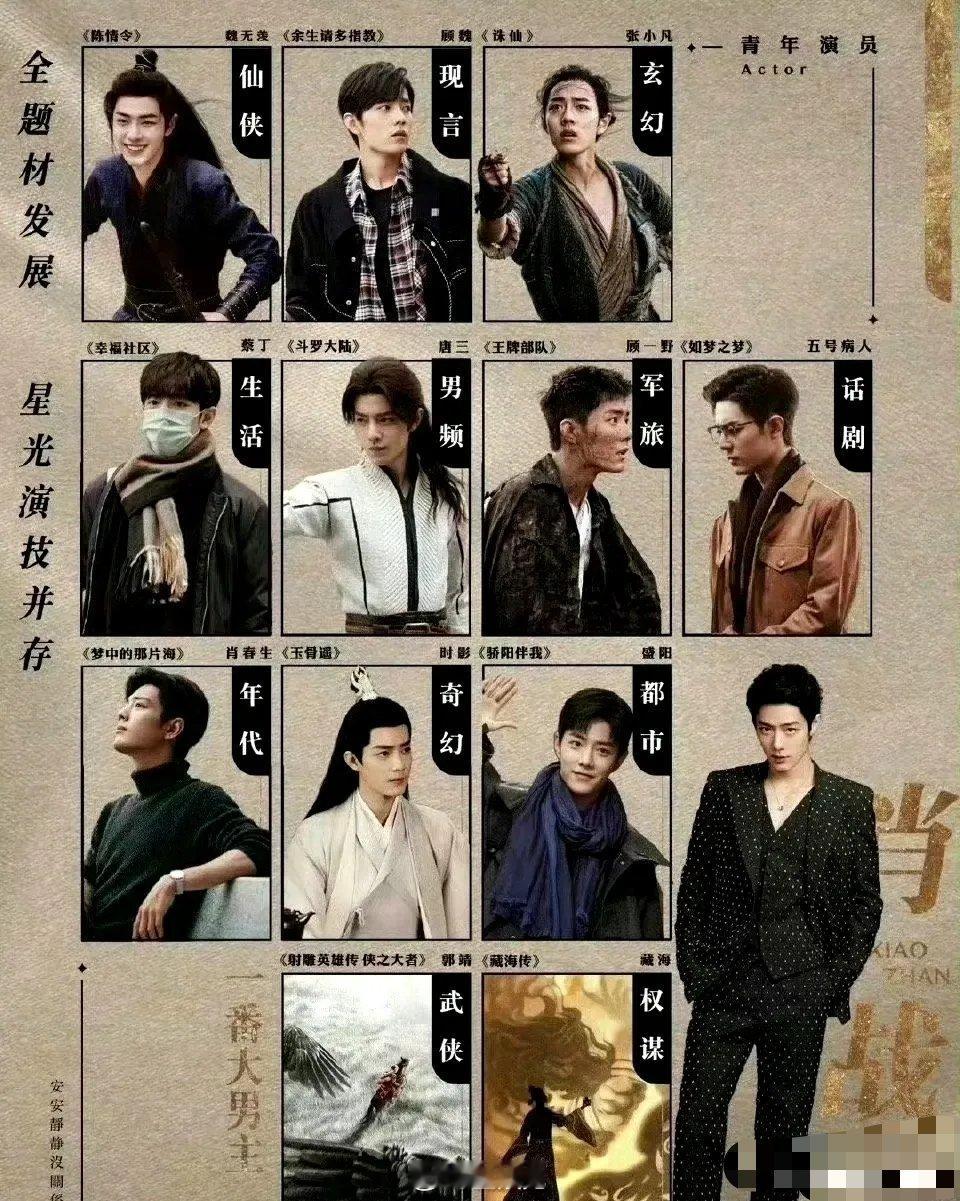 肖战所有作品里，除了陈情令，你们觉得哪一个作品是最最最具有代表性[doge] ​