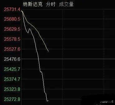 美股这是怎么了，开盘后全线大跳水。纳斯达克从+1%到快-1%了，美光科技震撼了全