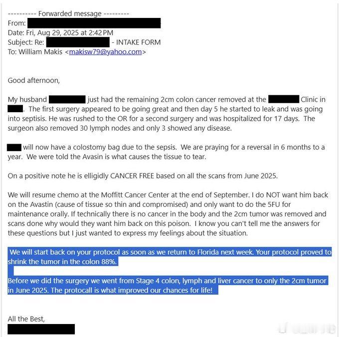 🔥🔥肿瘤专家威廉·马基斯医生分享伊维菌素 + 甲苯达唑（Mebendazol