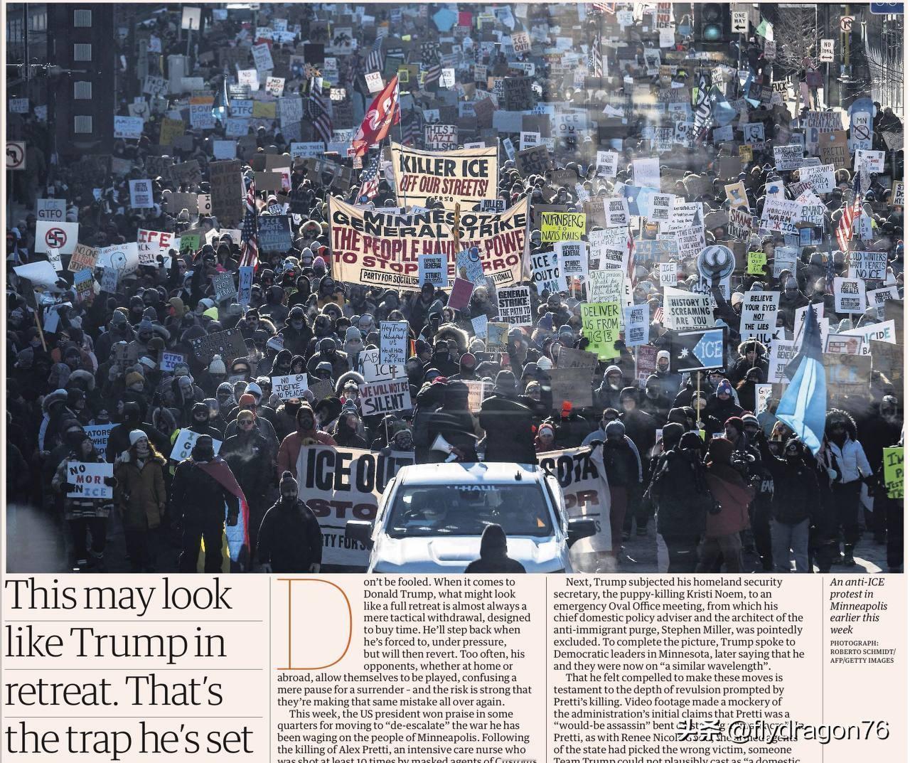 今天，《卫报》撰稿人乔纳森·弗里德兰对安德鲁·尼尔的观点提出异议，后者认为特朗普