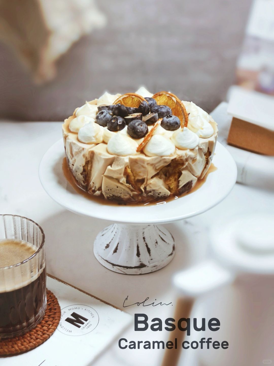 秋冬甜品🍂焦糖咖啡巴斯克☕双重口感的美味