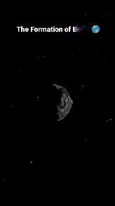 我一直以为地球和月球就是这样形成的，只是得需要很长很长的时间，以数亿年来计算