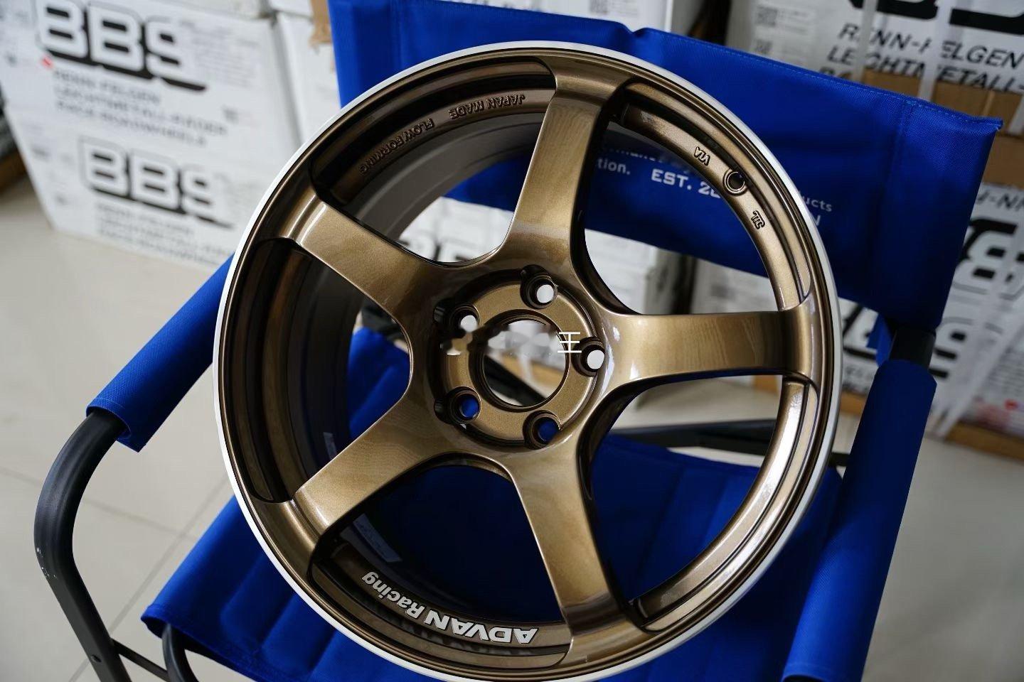 ADVAN TC4 UBR古铜色18×7.5J ET42 5-112现货在库 m