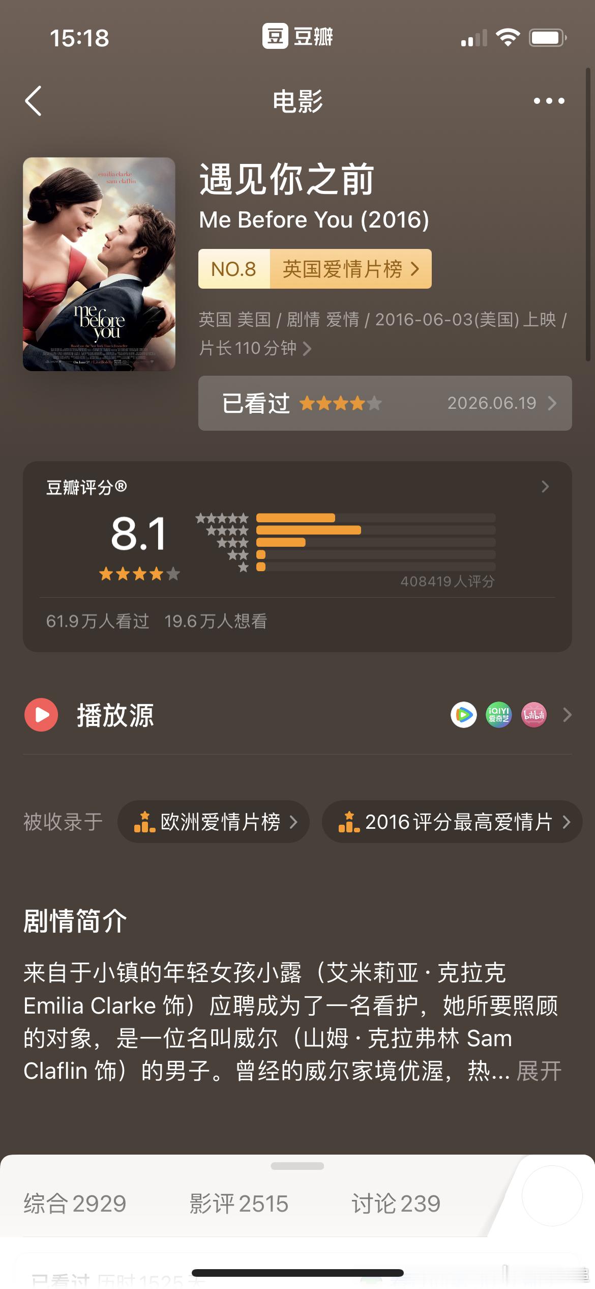 没看过好看的 这个影评笑尿我了 （电影很不错） 