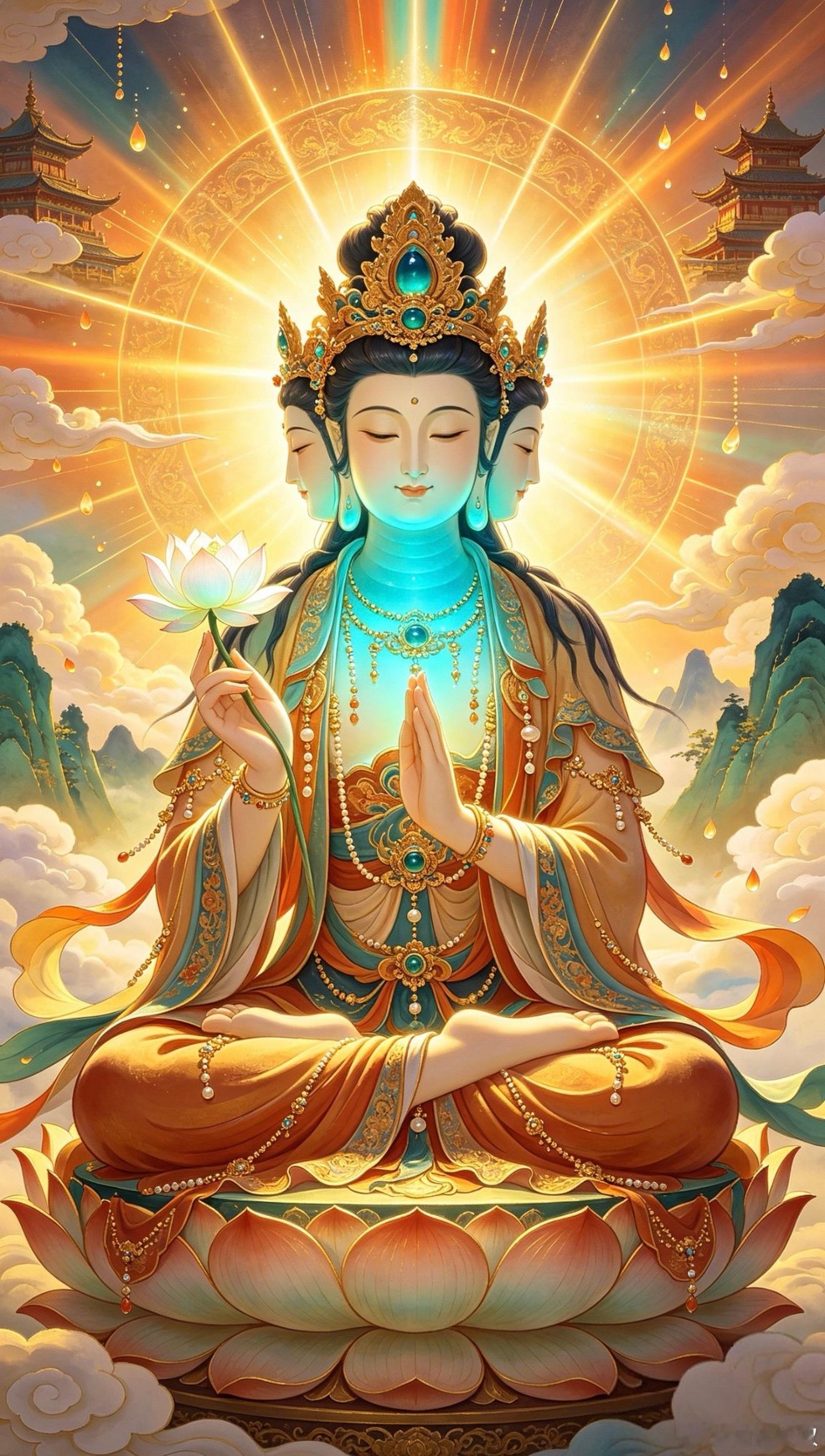 见佛祈福🙏心怀善念虔诚祈福，愿往后霉运散尽、好运常随。熬过所有低谷不顺，日子慢