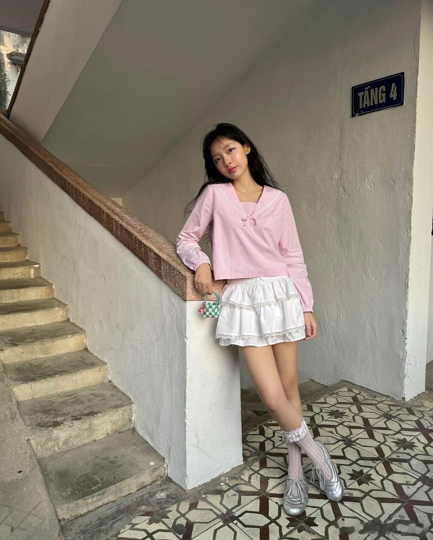 韩系甜酷少女感穿搭穿搭时尚ootd穿搭春日穿搭