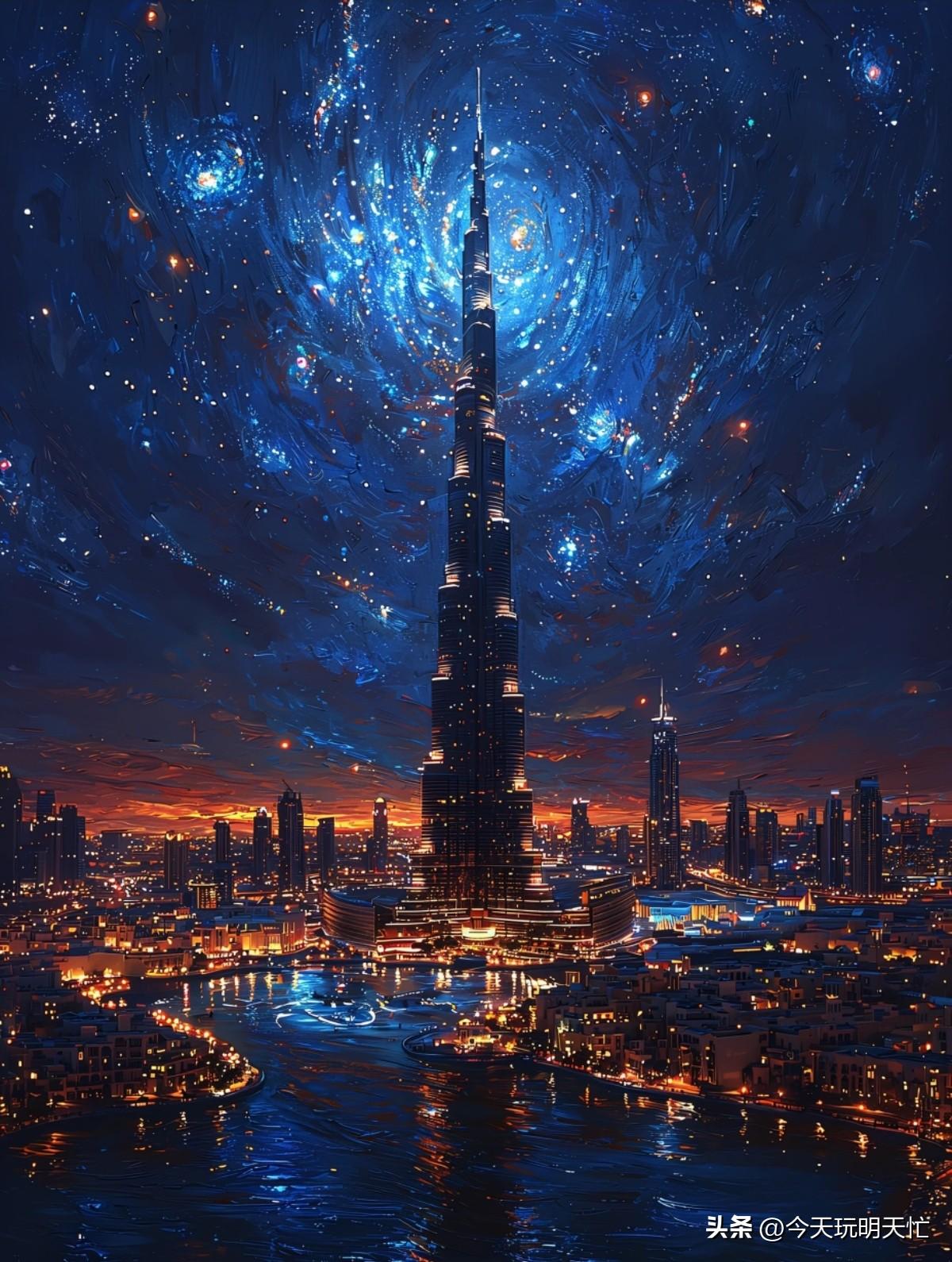阿联酋迪拜风光美图迪拜的美，从来都不是温婉的小家碧玉，而是充满冲击力的极致碰撞。