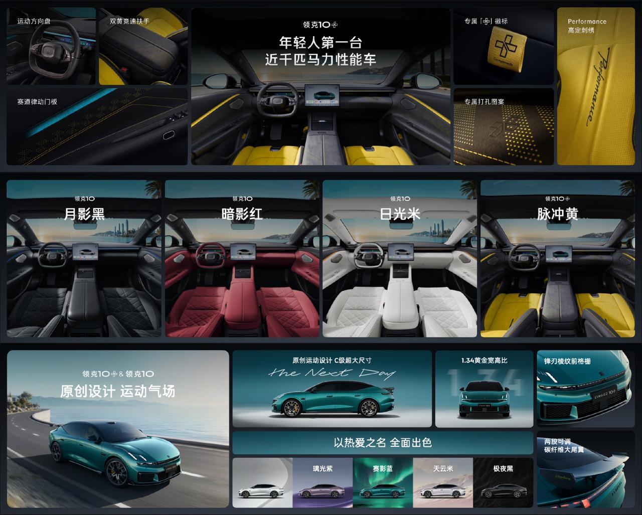 车盟快讯：今晚，领克10+和10正式上市，新车共推出5个版型，上市限时价区间为1