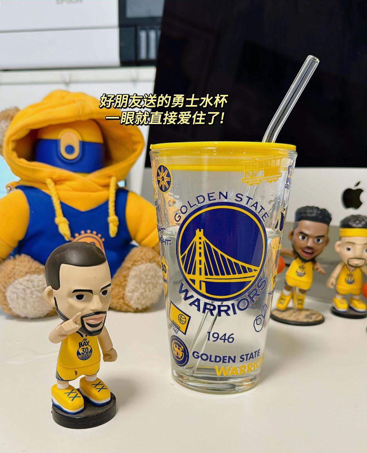 这个勇士水杯真的太绝了!是时候艾特一下啦勇士 库里 好物推荐