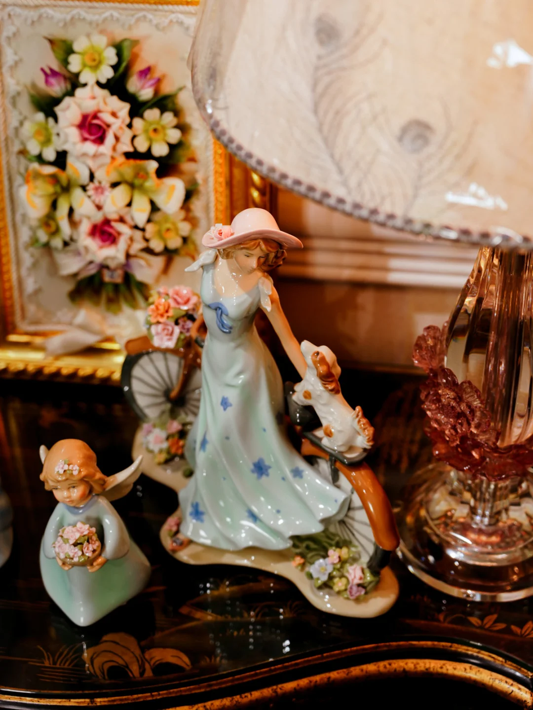 纯手工自行车女孩摆件🚲少女心爆棚！