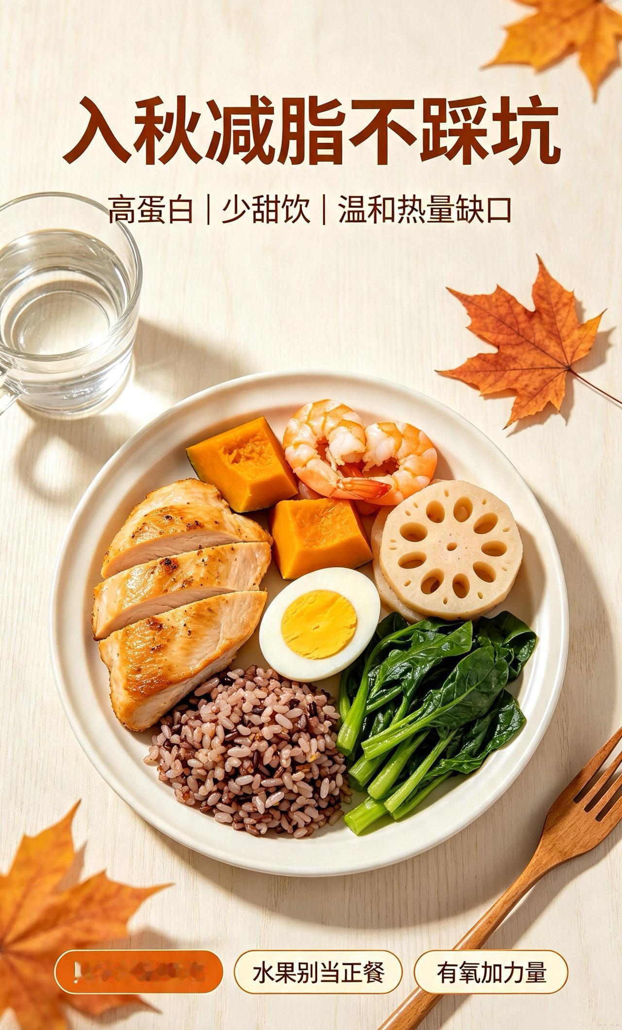 【入秋后减脂的八大误区，你看你有吗？】

❌误区1：贴秋膘，乱进补
✅真相：现代