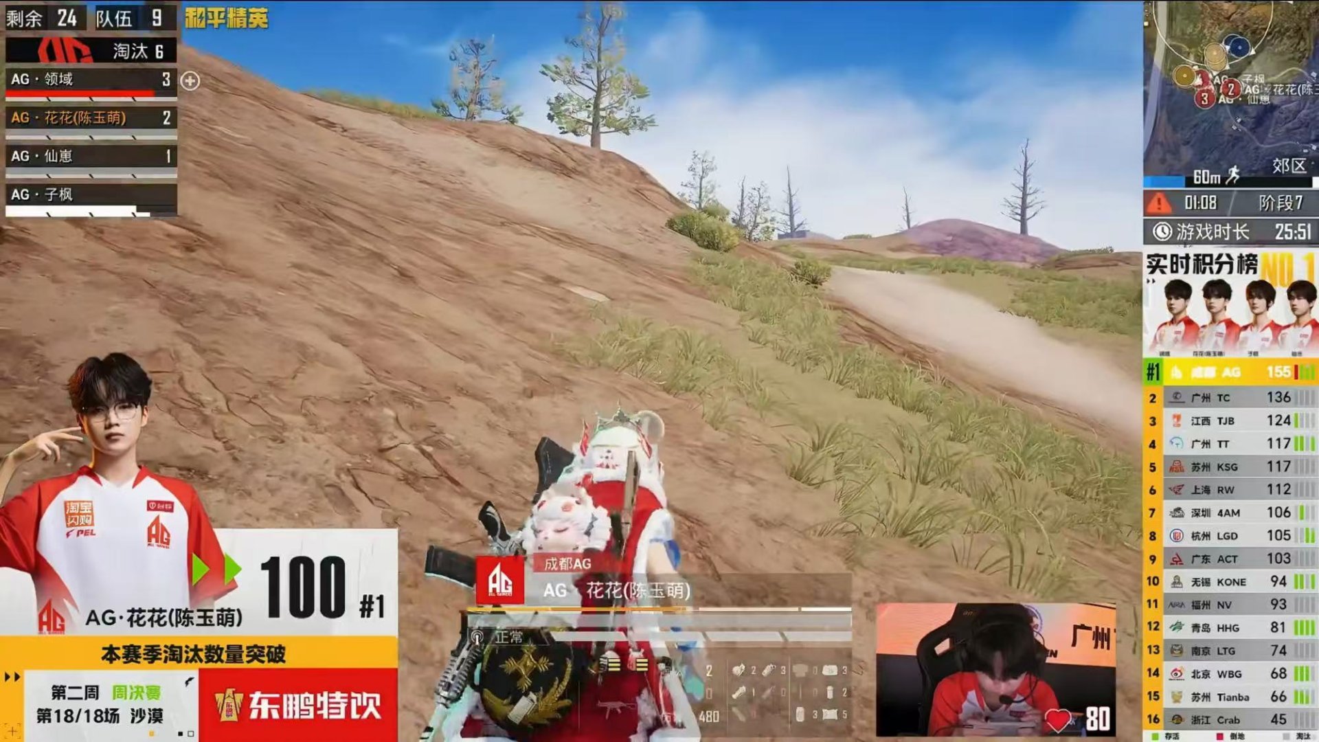 AG花花再夺淘汰王赛场上的每一次精准出击，都是他对胜利的极致渴望。 