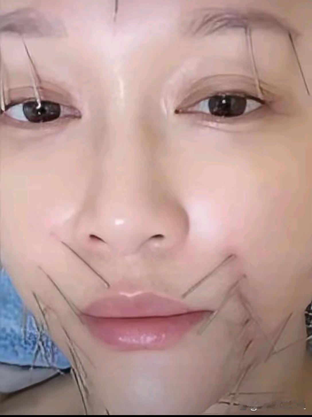 陈乔恩为了美是真拼了。 ​​​