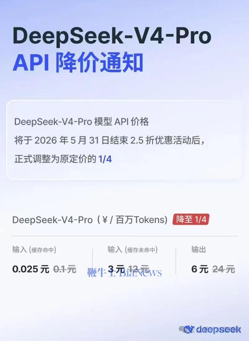 白天贵一倍！DeepSeek V4正式版定档7月